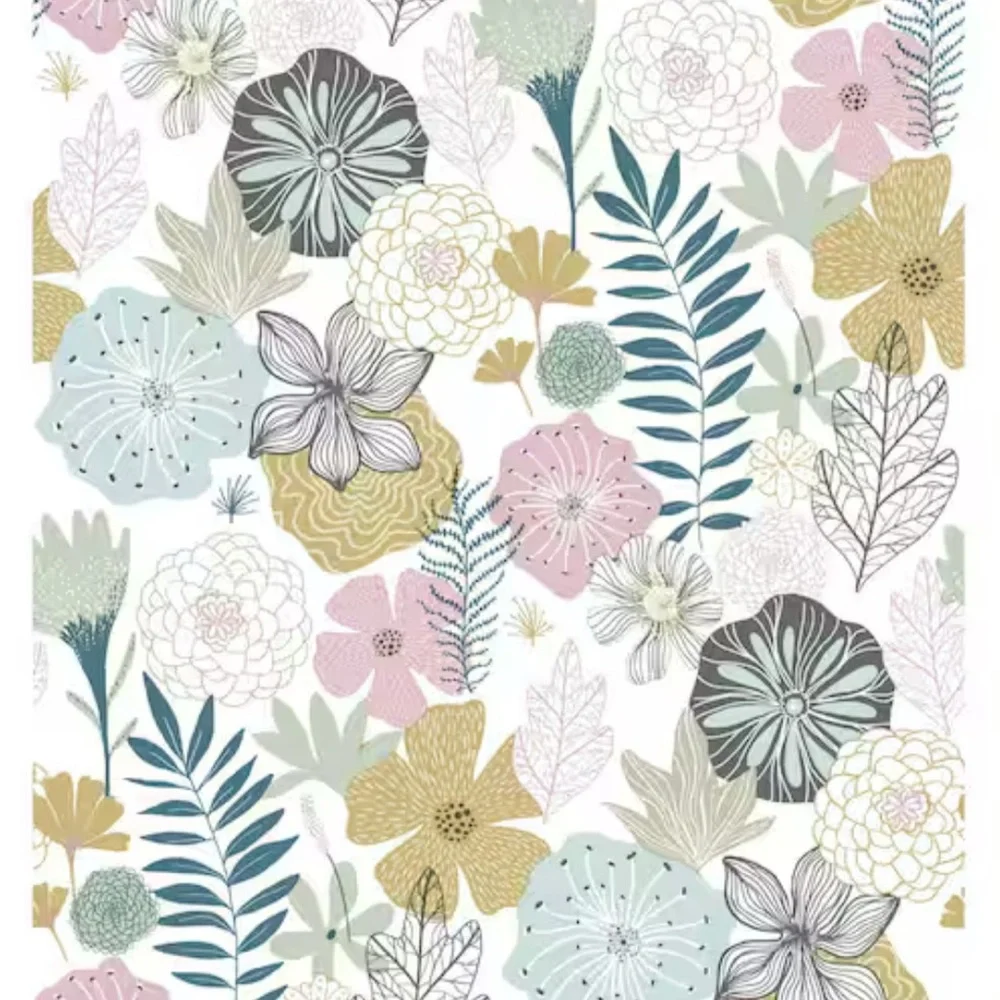Roommates Perennial Blooms Peel & Stick Wallpaper - Multicolor